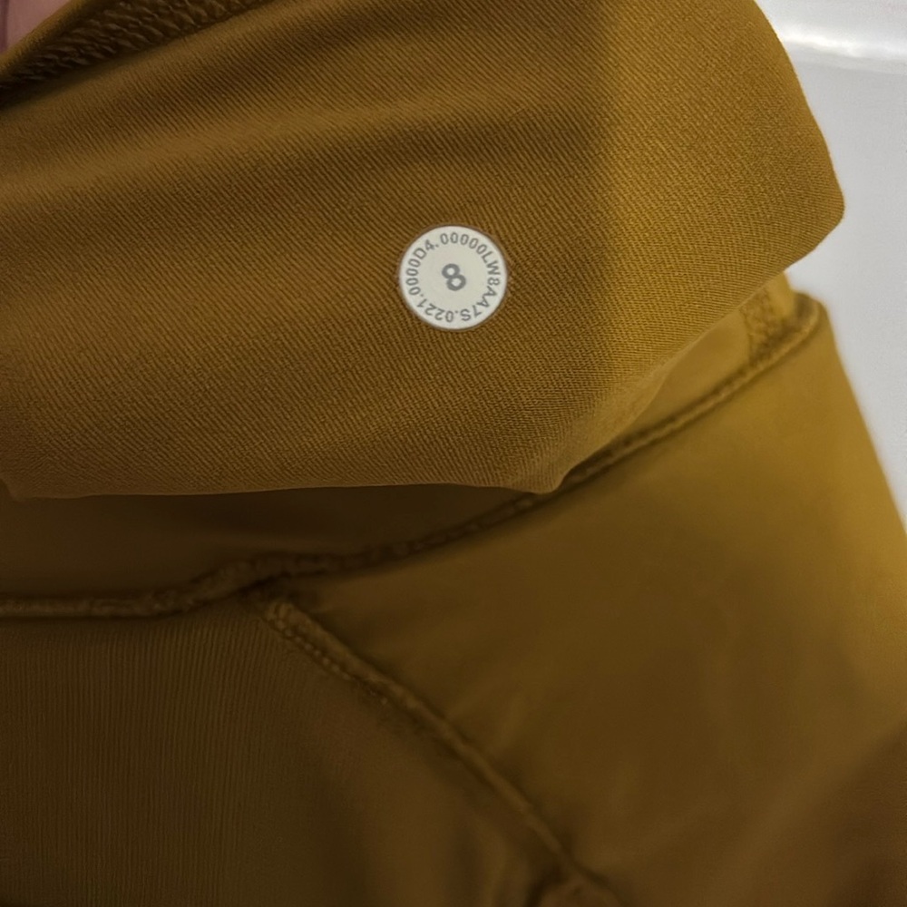 Lululemon | LIKE NEW | Play Off The Pleats Mid Rise Skirt | Gold Spice | Size 8 - Picture 8 of 12